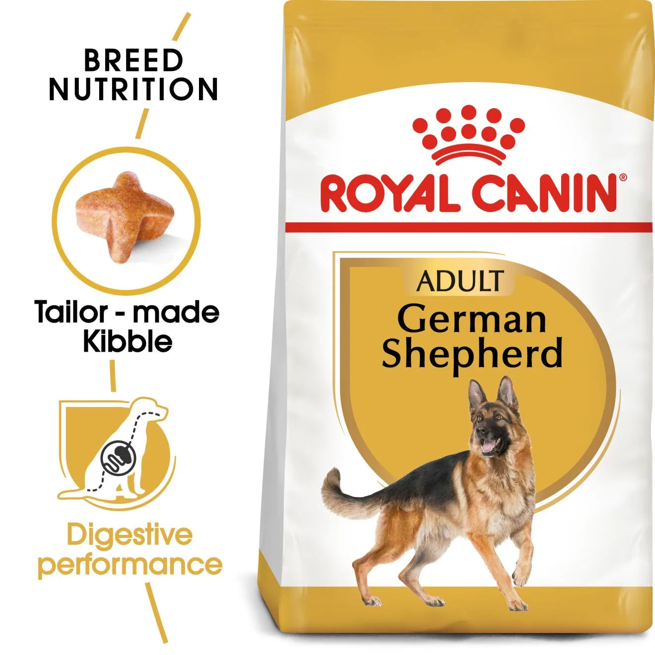 Royal Canin Dry Dog Food for Adult German Shepherds, 11kg