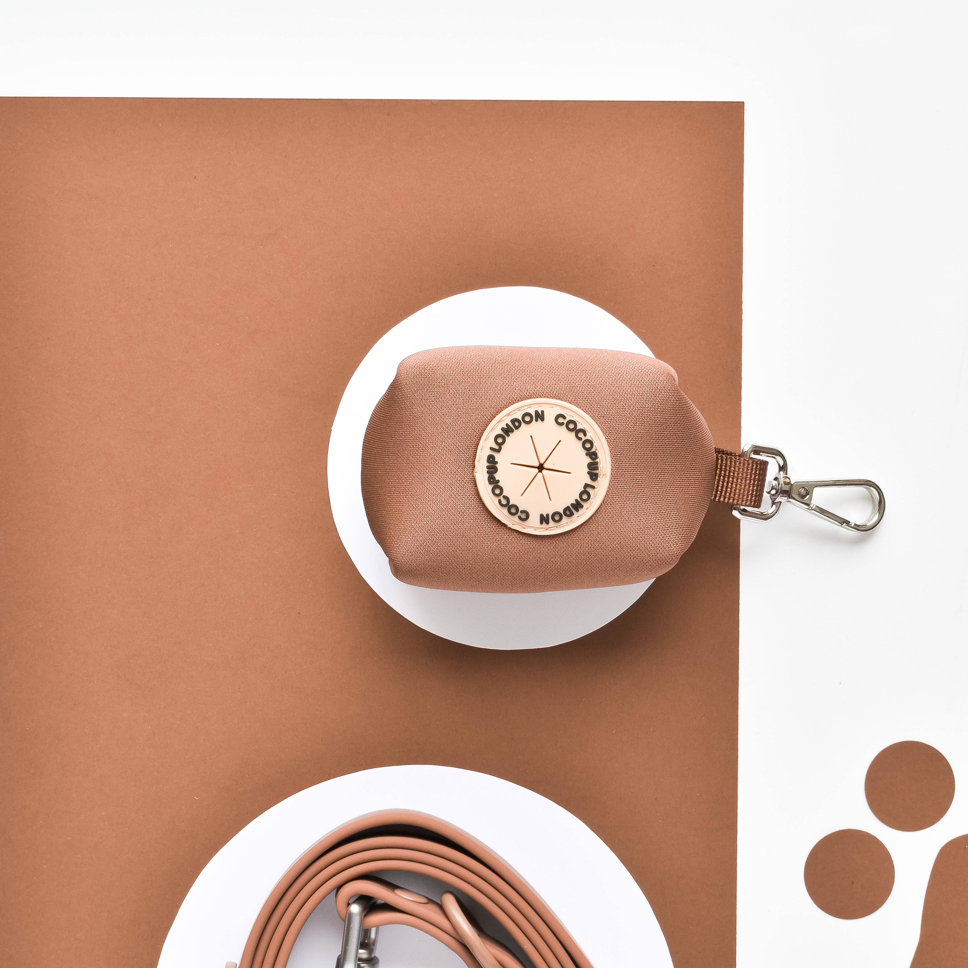 Cocopup NAKD Poop Bag Holder, Brownie