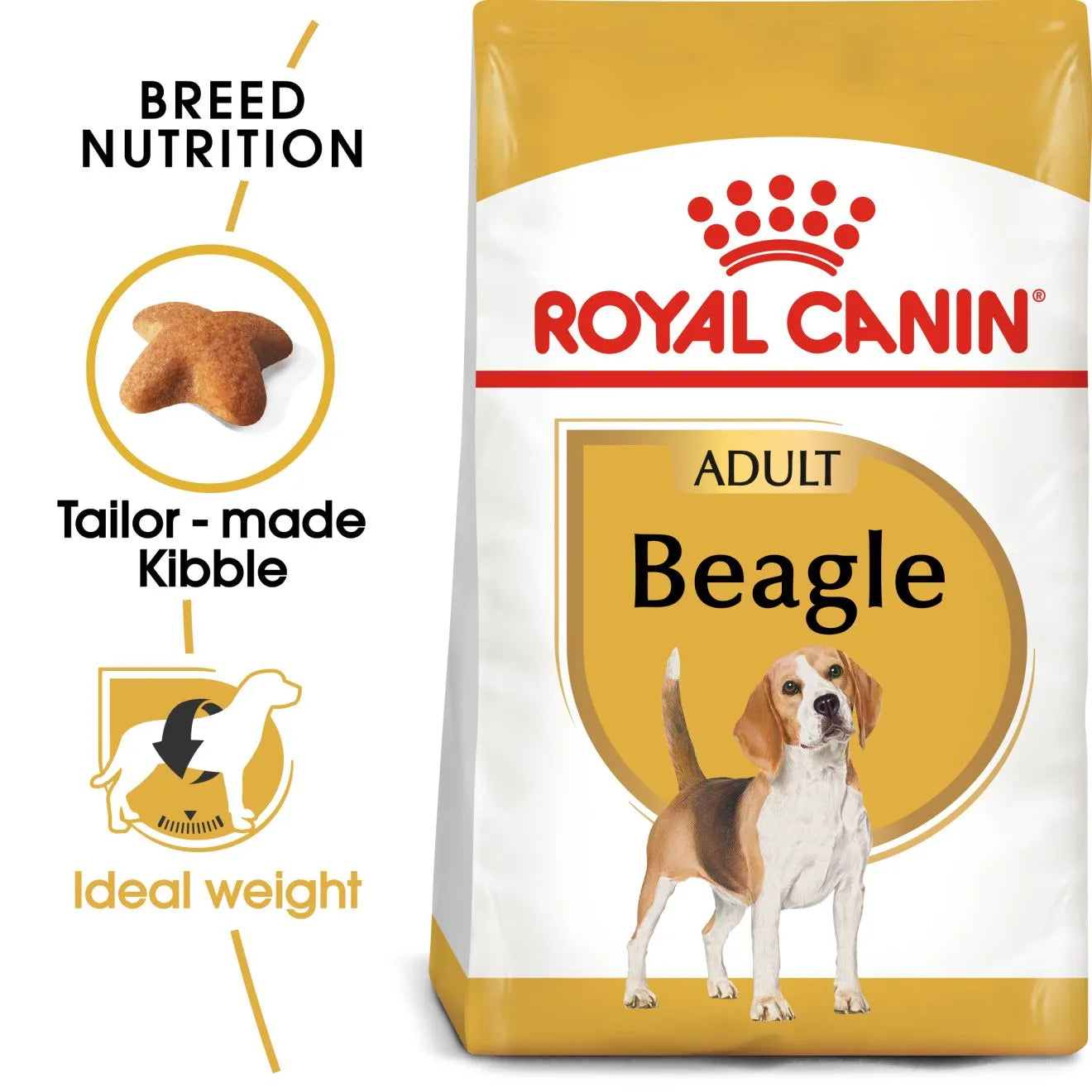 Royal Canin Dry Dog Food for Adult Beagles, 12kg