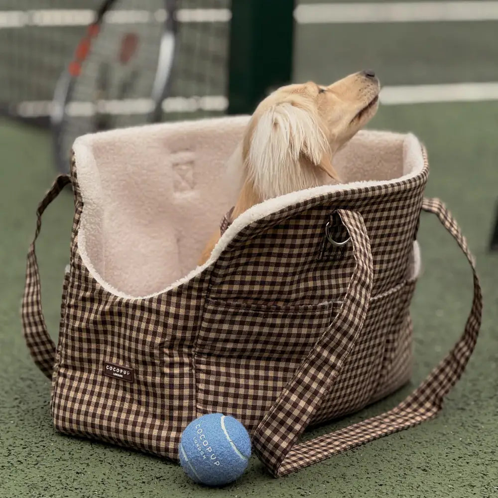 Cocopup Cotswolds Check Dog Carrier