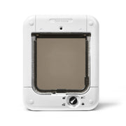Cat Mate Microchip-Activated Cat Flap with Manual Lock, White