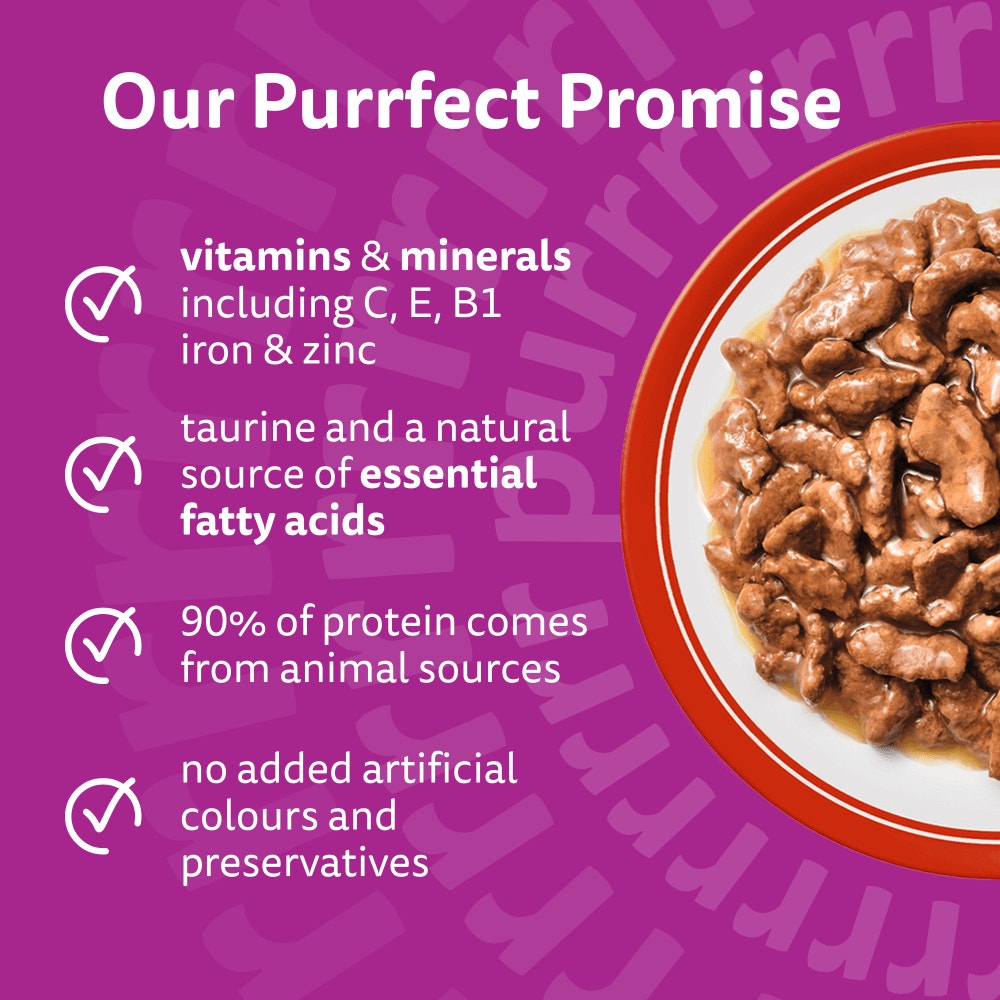 Whiskas Meaty Meals in Gravy Wet Cat Food for Adult Cats