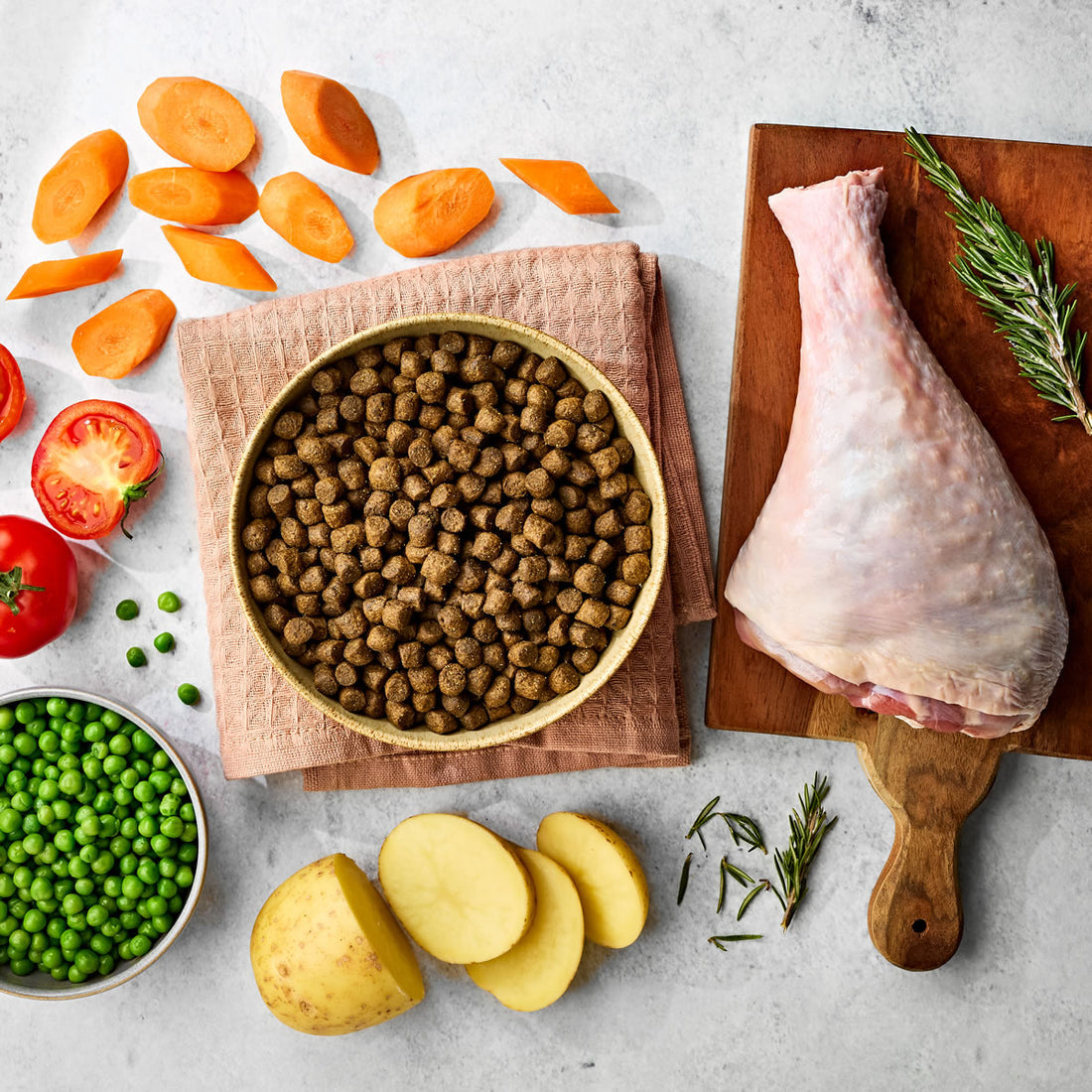 Naturo Grain Free Turkey with Potato & Vegetables Dry Dog Food for Adult Dogs, 2kg