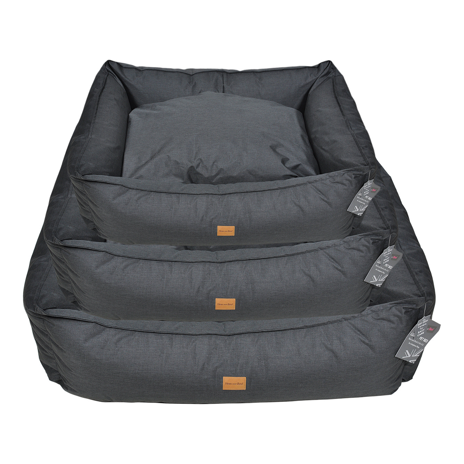 Hem & Boo Waterproof Rectangular Dog Bed