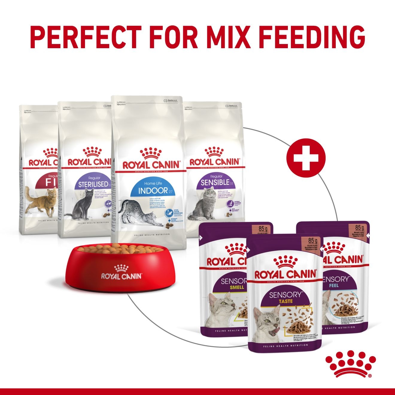 Royal Canin Sensory Feel Wet Cat Food Morsels In Gravy for Adult Cats, 85g