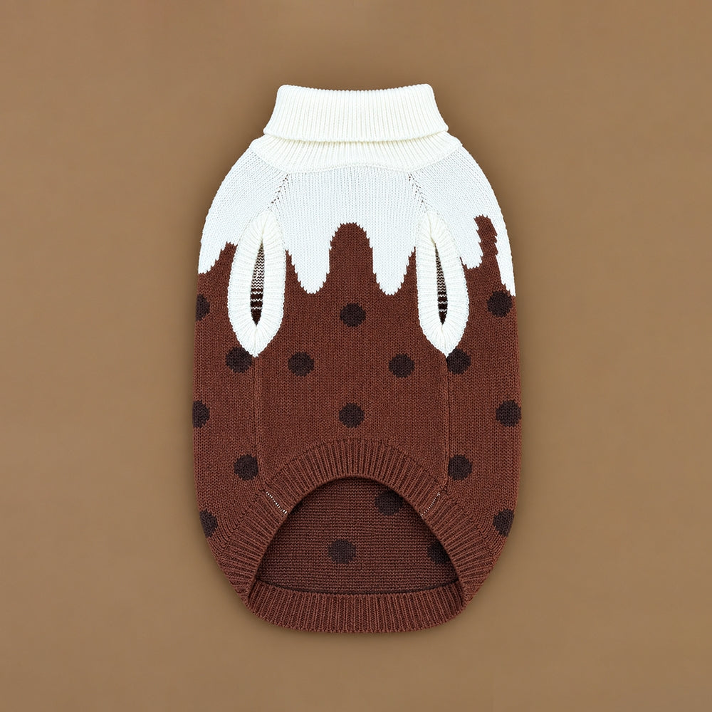 Cocopup Woofmas Christmas Pudding Dog Jumper