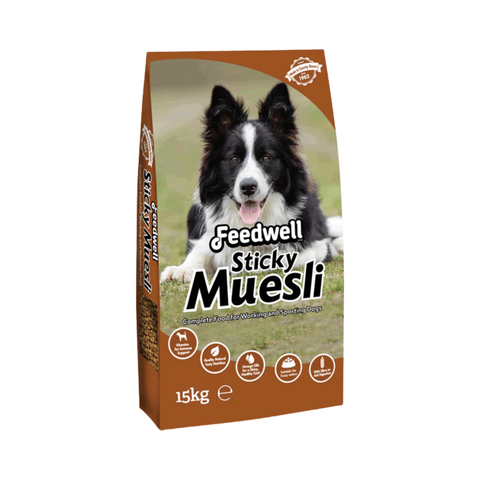 Feedwell Muesli Dry Dog Food for Adult Dogs, 15kg