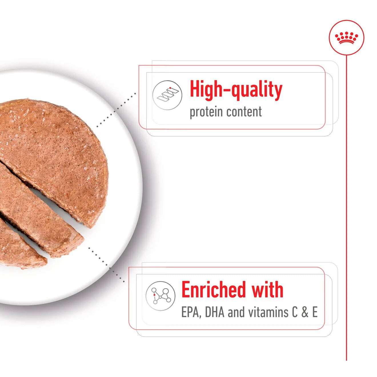 Royal Canin Ageing 7+ Wet Dog Food in Loaf for Medium Breed Senior Dogs, 410g