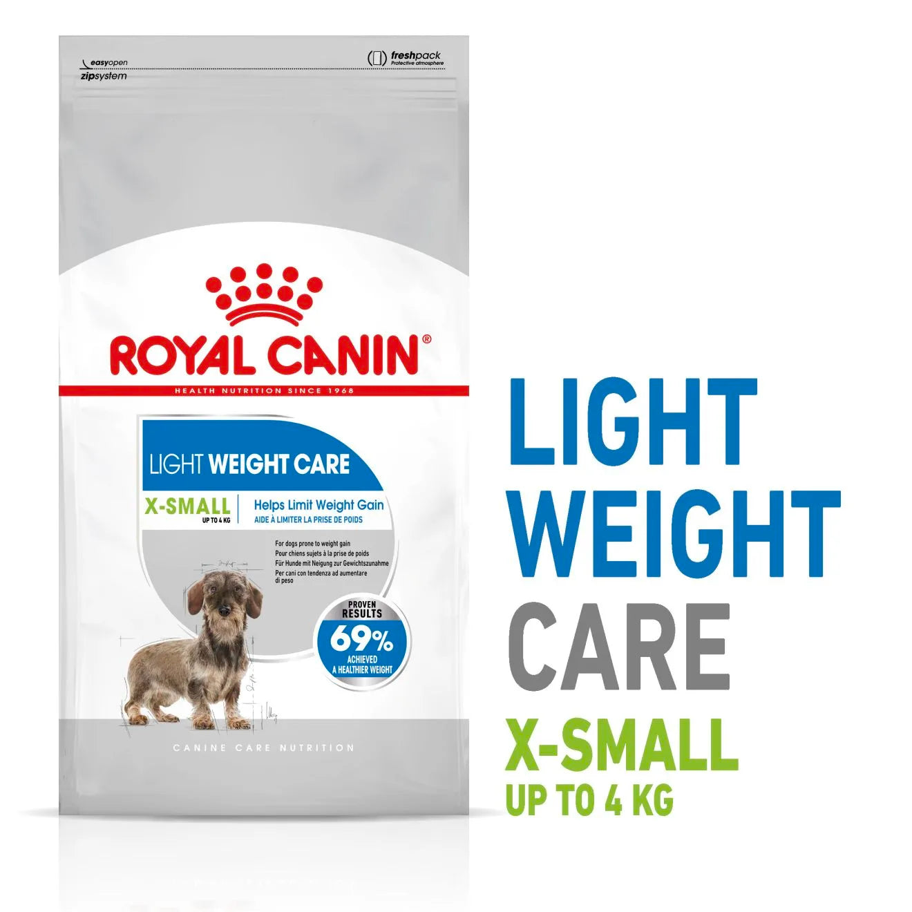 Royal Canin Light Weight Care Dry Dog Food for Extra-Small Breed Adult Dogs, 1.5kg