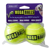 Dog & Co 2.5" Mega Balls Dog Toy, 2 Pack