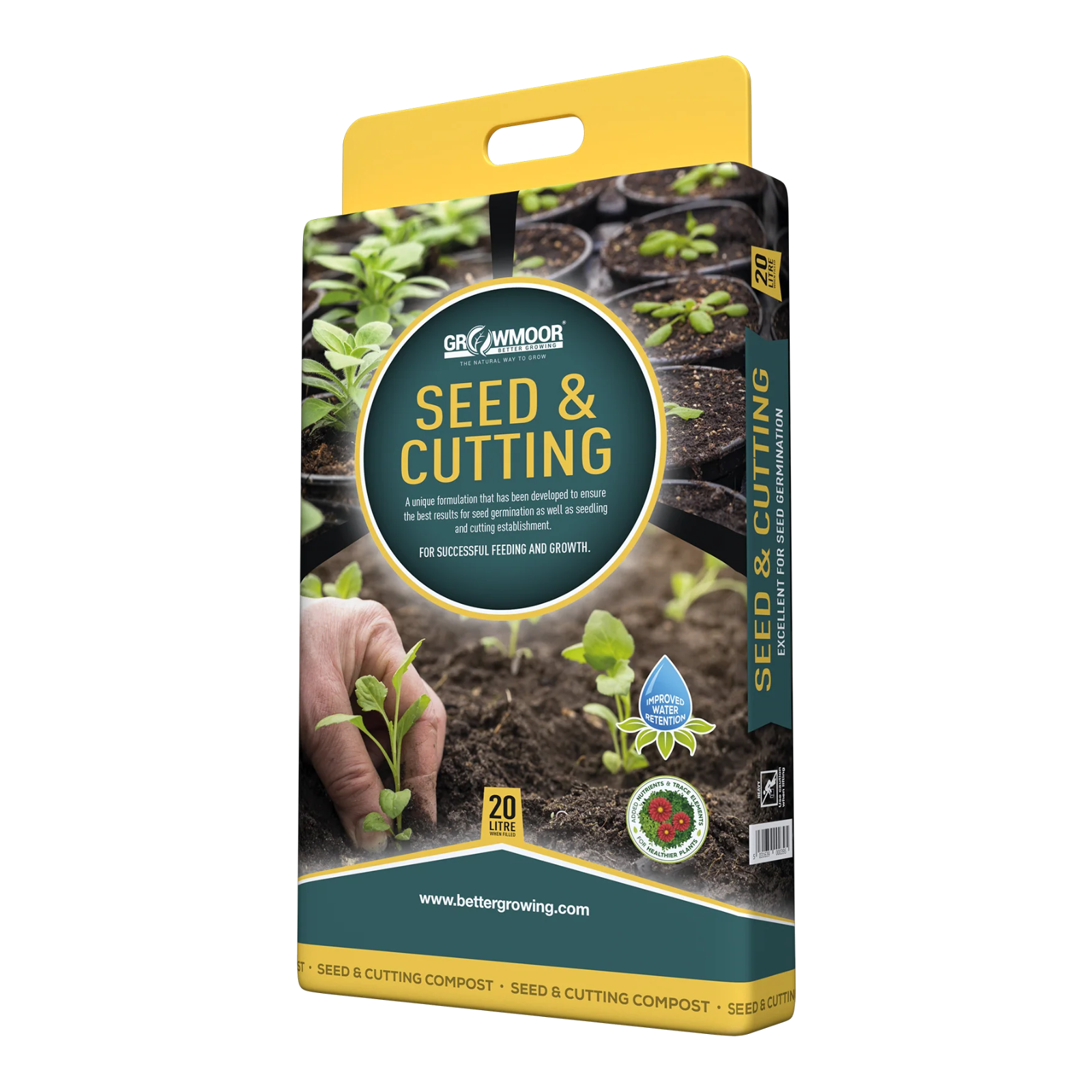 Growmoor Seed & Cutting Compost, 20L