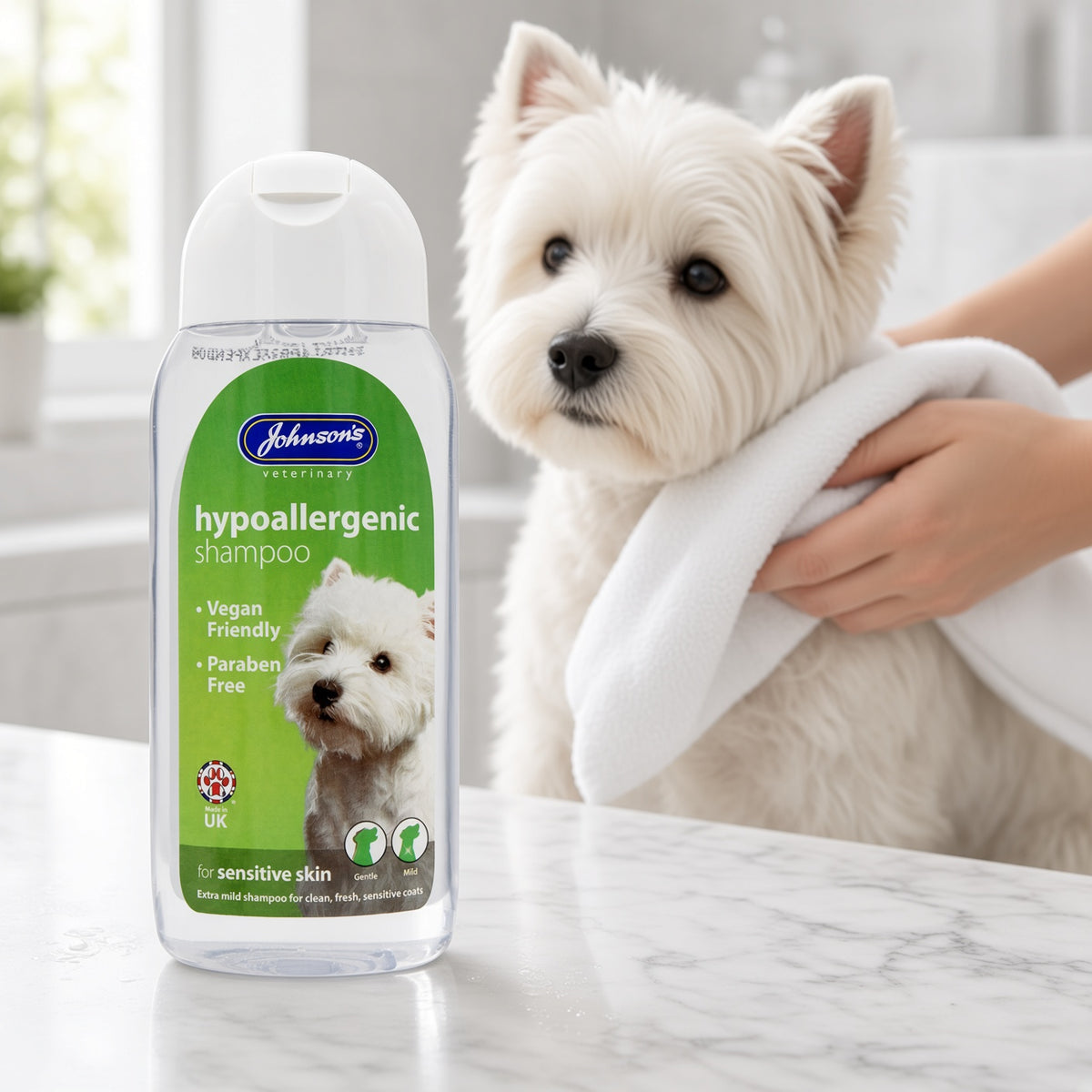 Johnson's Hypoallergenic Dog shampoo 200ml