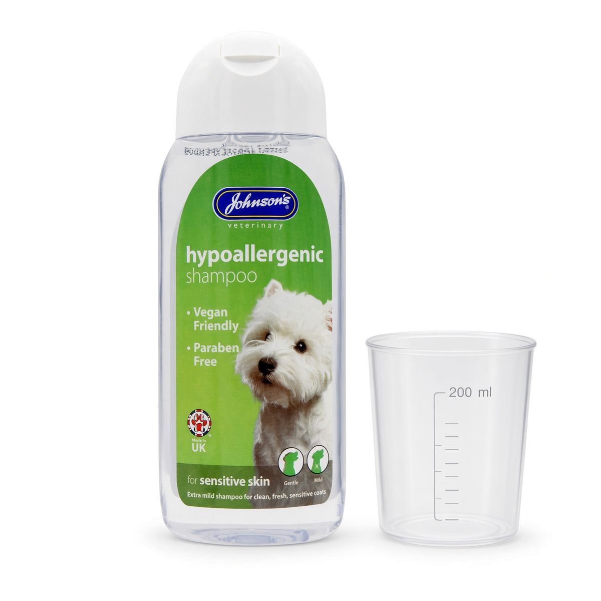 Johnson's Hypoallergenic Dog shampoo 200ml