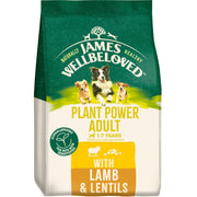 James Wellbeloved Plant Power Lamb & Lentils Dry Dog Food  for Adult Dogs, 10kg