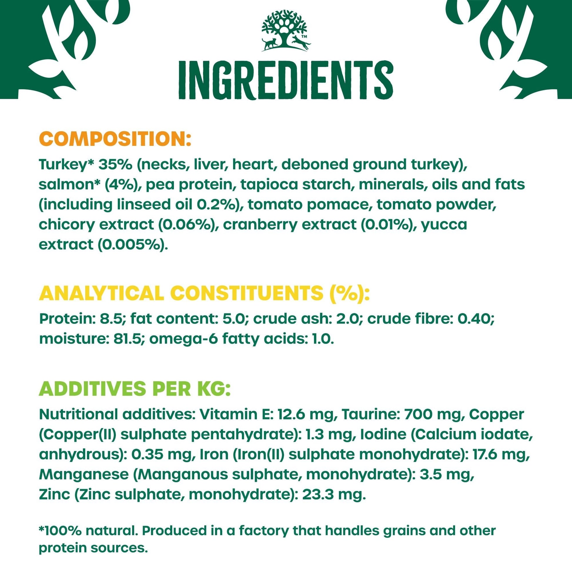 James Wellbeloved Grain Free Salmon in Gravy Wet Cat Food for Adult Cats, 12x85g