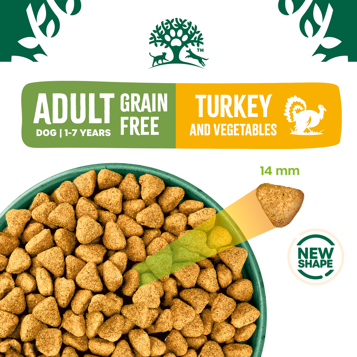 James Wellbeloved Grain Free Turkey & Vegetable Dry Dog Food  for Adult Dogs, 10kg
