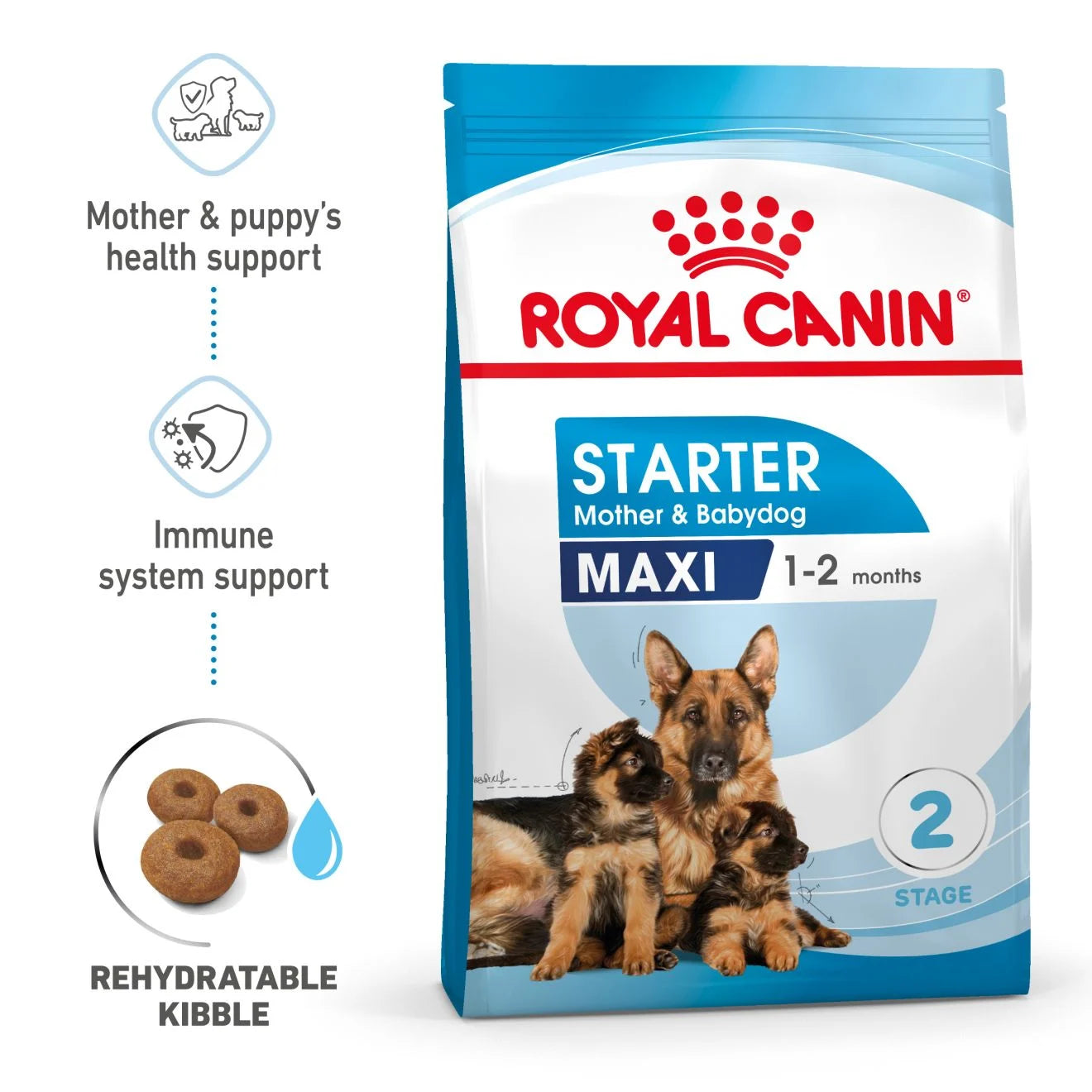 Royal Canin Starter Dry Dog Food for Large Breed Mother & Babydog