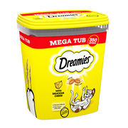 Dreamies Cat Treats with Cheese, 350g Mega Tub