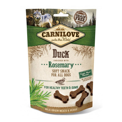 Carnilove Duck Enriched with Rosemary Soft Dog Treats, 200g
