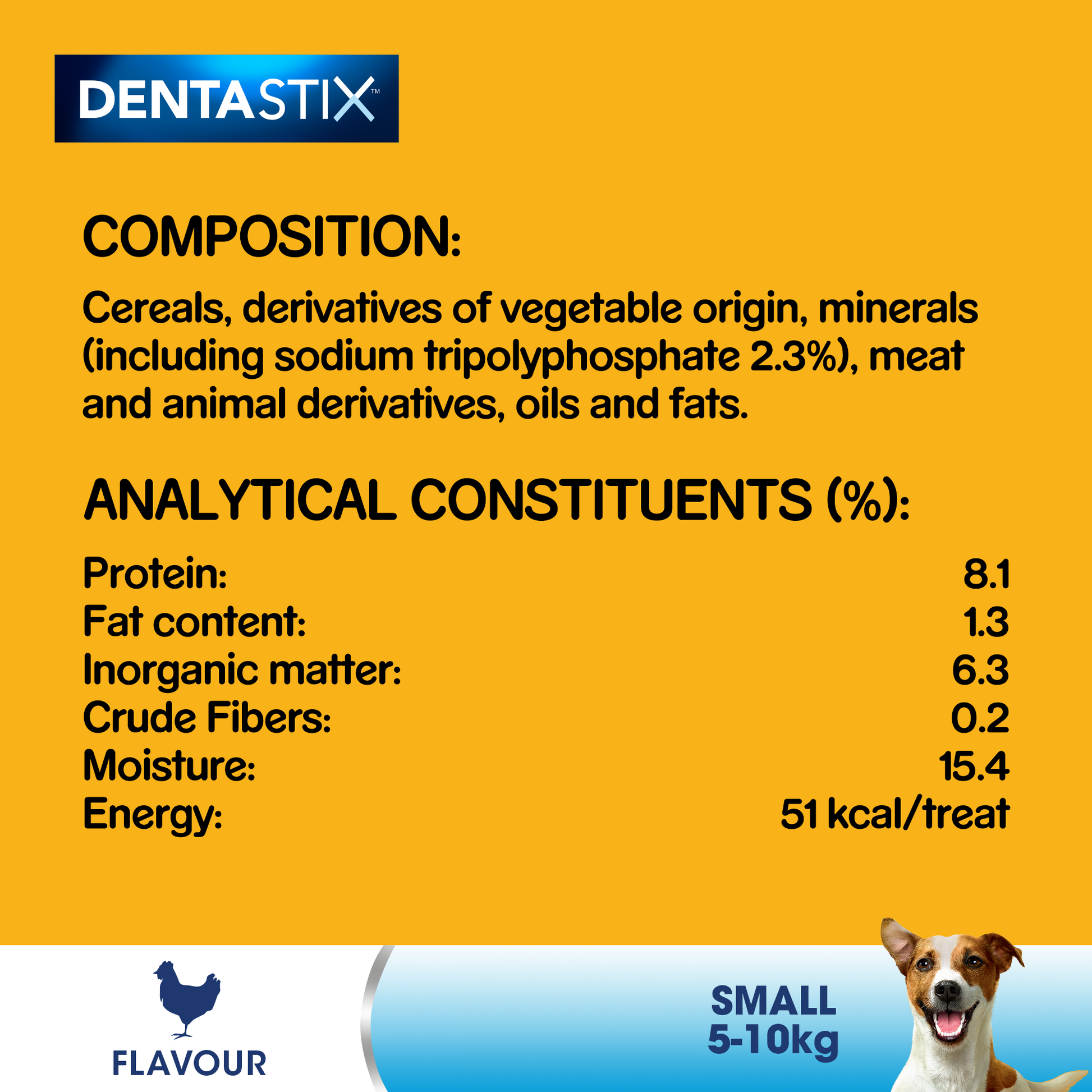 Pedigree Dentastix Daily Dental Dog Treats for Small Breed Dogs, 7 Sticks