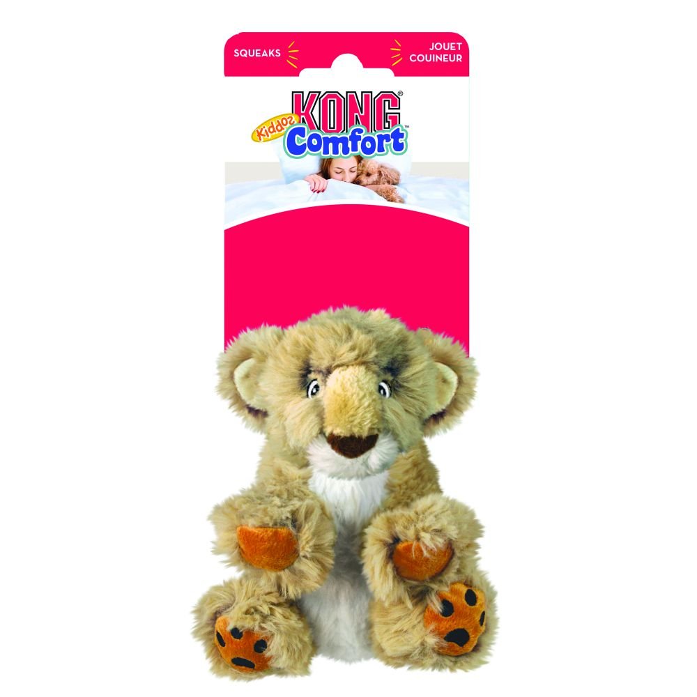 Kong Comfort Kiddos Lion Dog Toy, Large