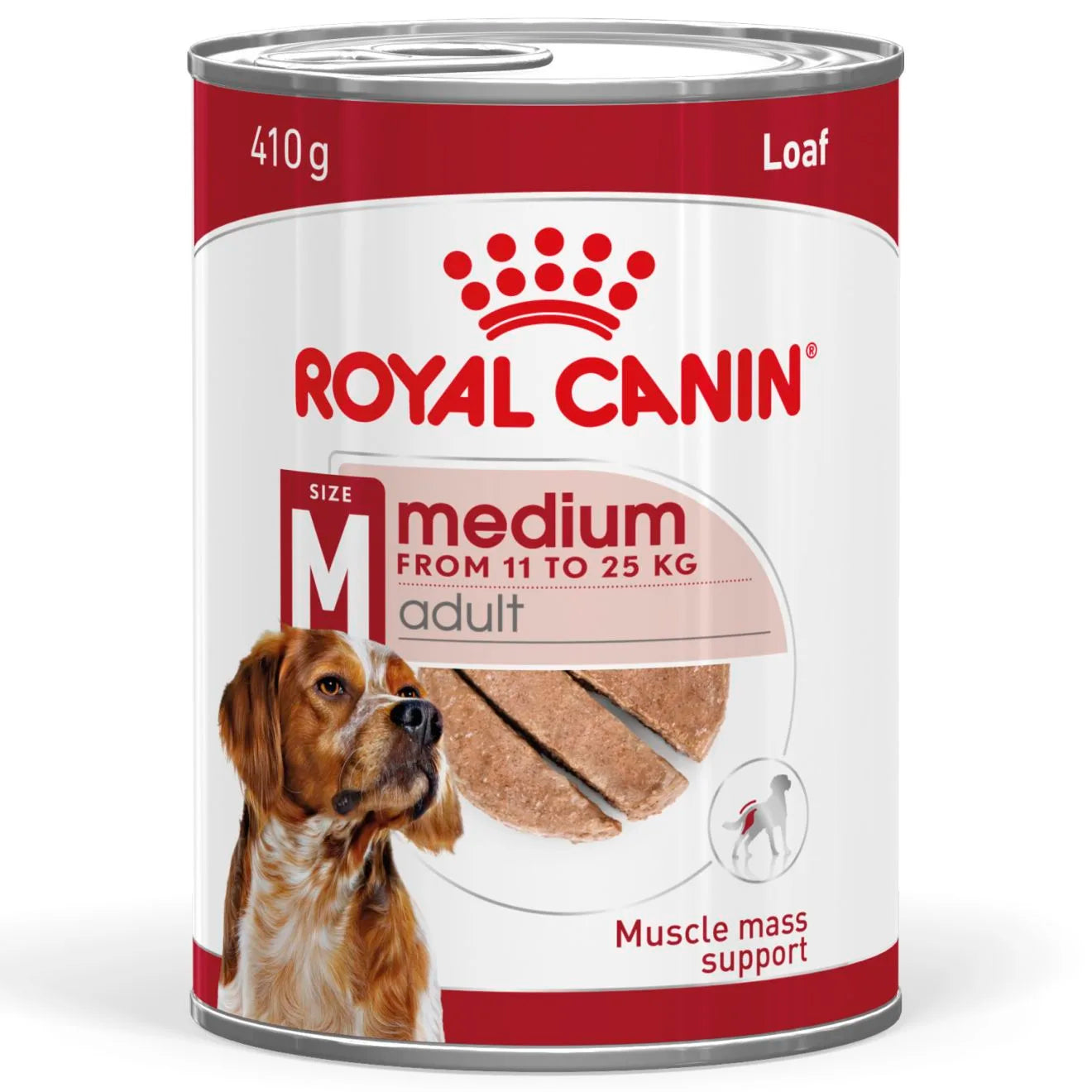 Royal Canin Wet Dog Food in Loaf for Medium Breed Adult Dogs, 410g