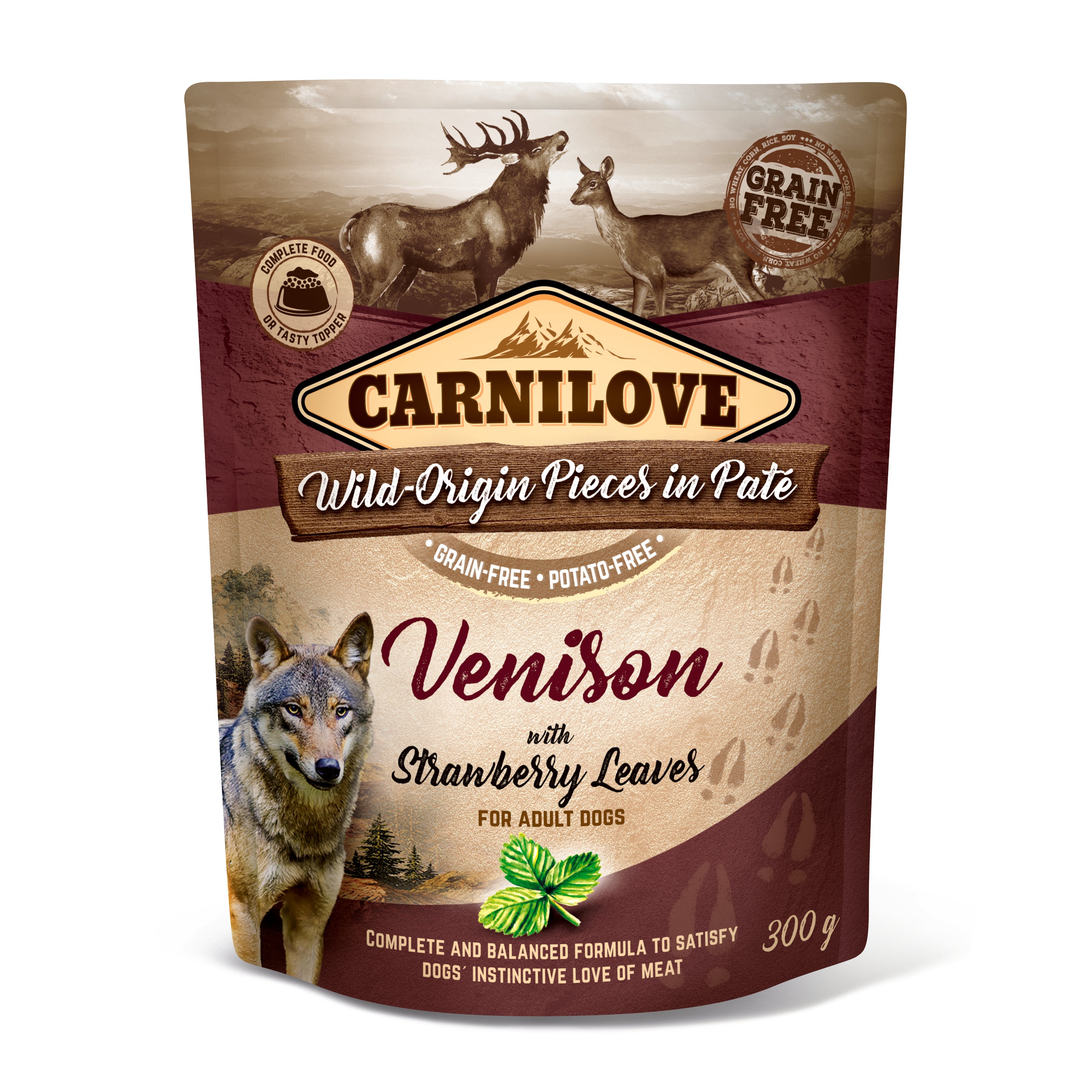 Carnilove Wet Dog Food Paté Multipack for Adult Dogs, 4 x 300g