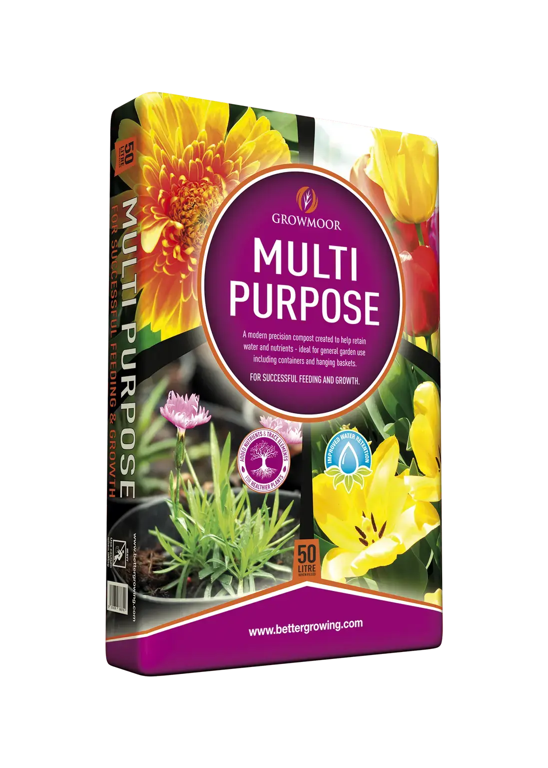 Growmoor Multi Purpose Compost, 50L