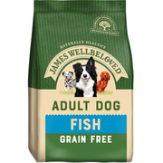 James Wellbeloved Grain Free Fish Dry Dog Food for Adult Dogs, 1.5kg