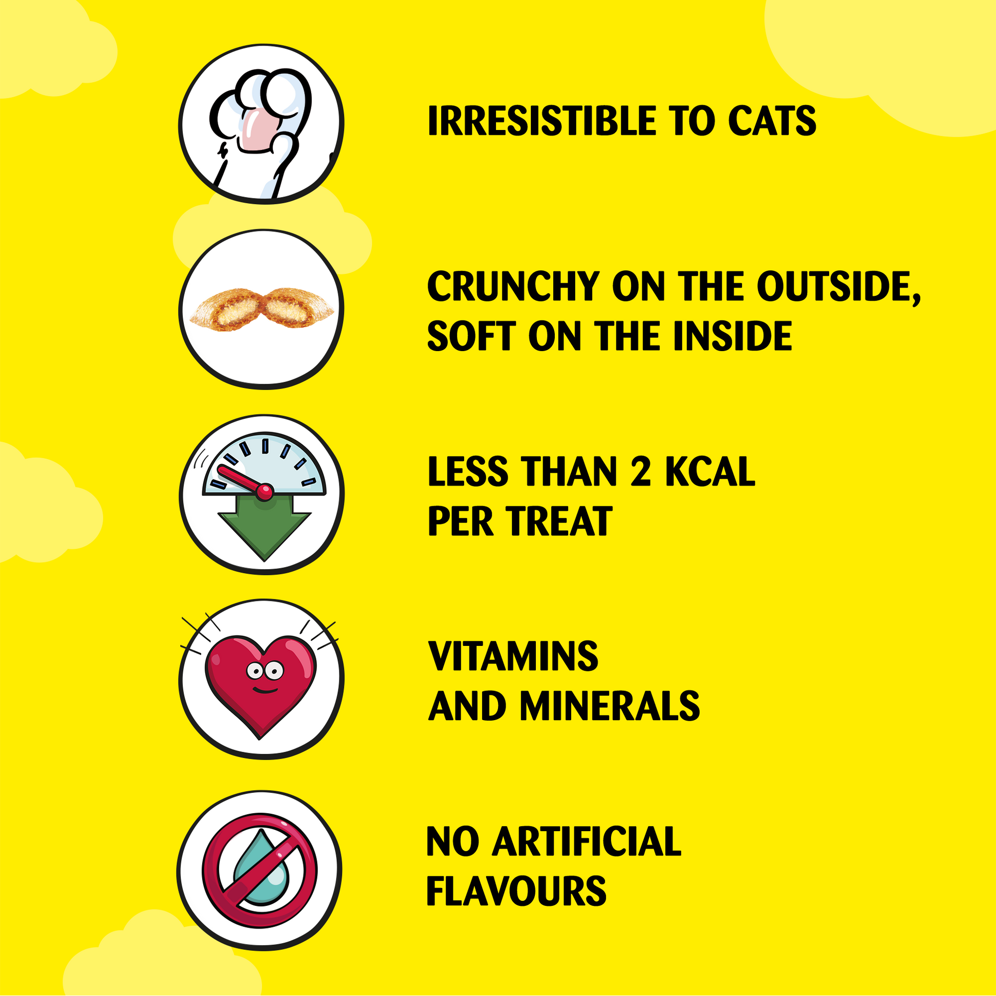 Dreamies Cat Treats with Cheese, 350g Mega Tub