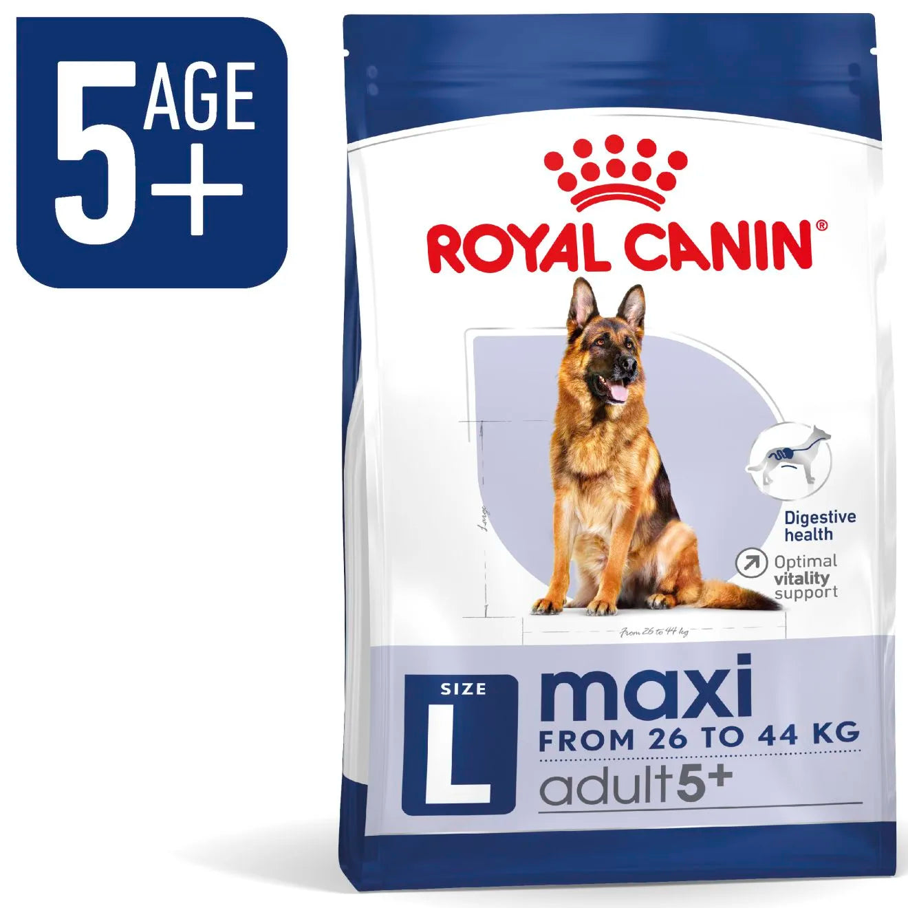 Royal Canin Dry Dog Food for 5+ Large Breed Adult Dogs, 15kg
