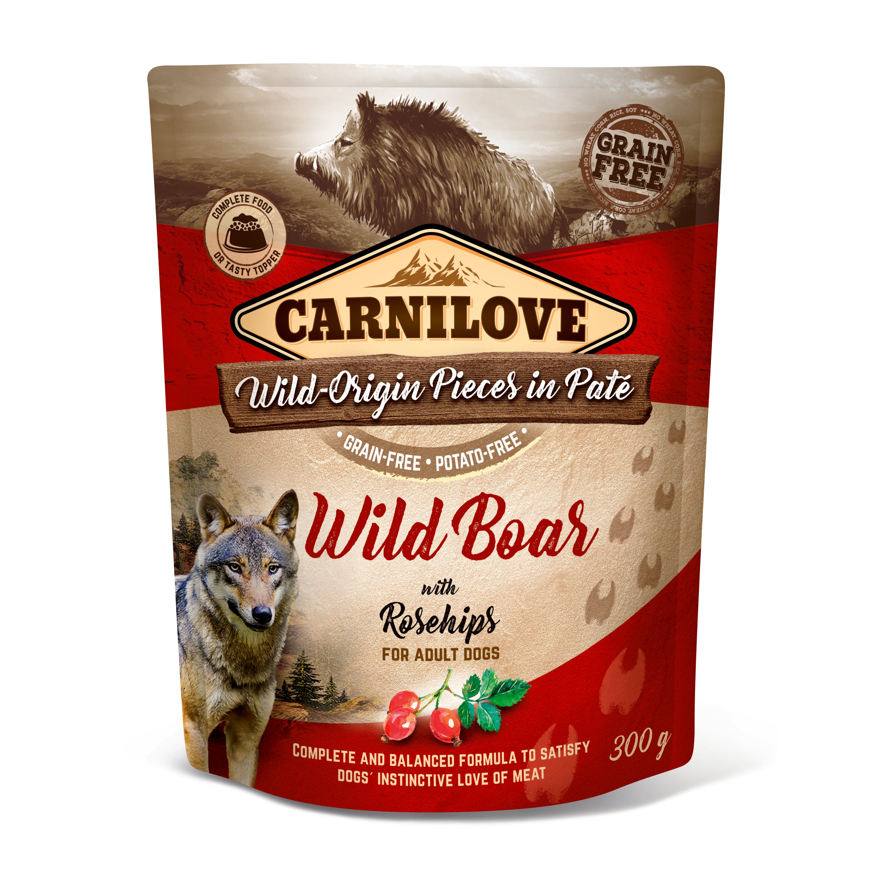 Carnilove Wet Dog Food Paté Multipack for Adult Dogs, 4 x 300g