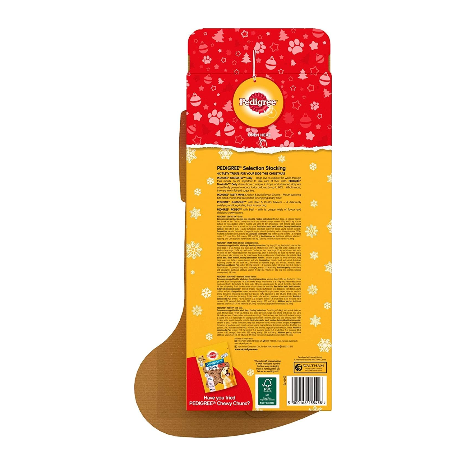 Pedigree Christmas Stocking Dog Treats