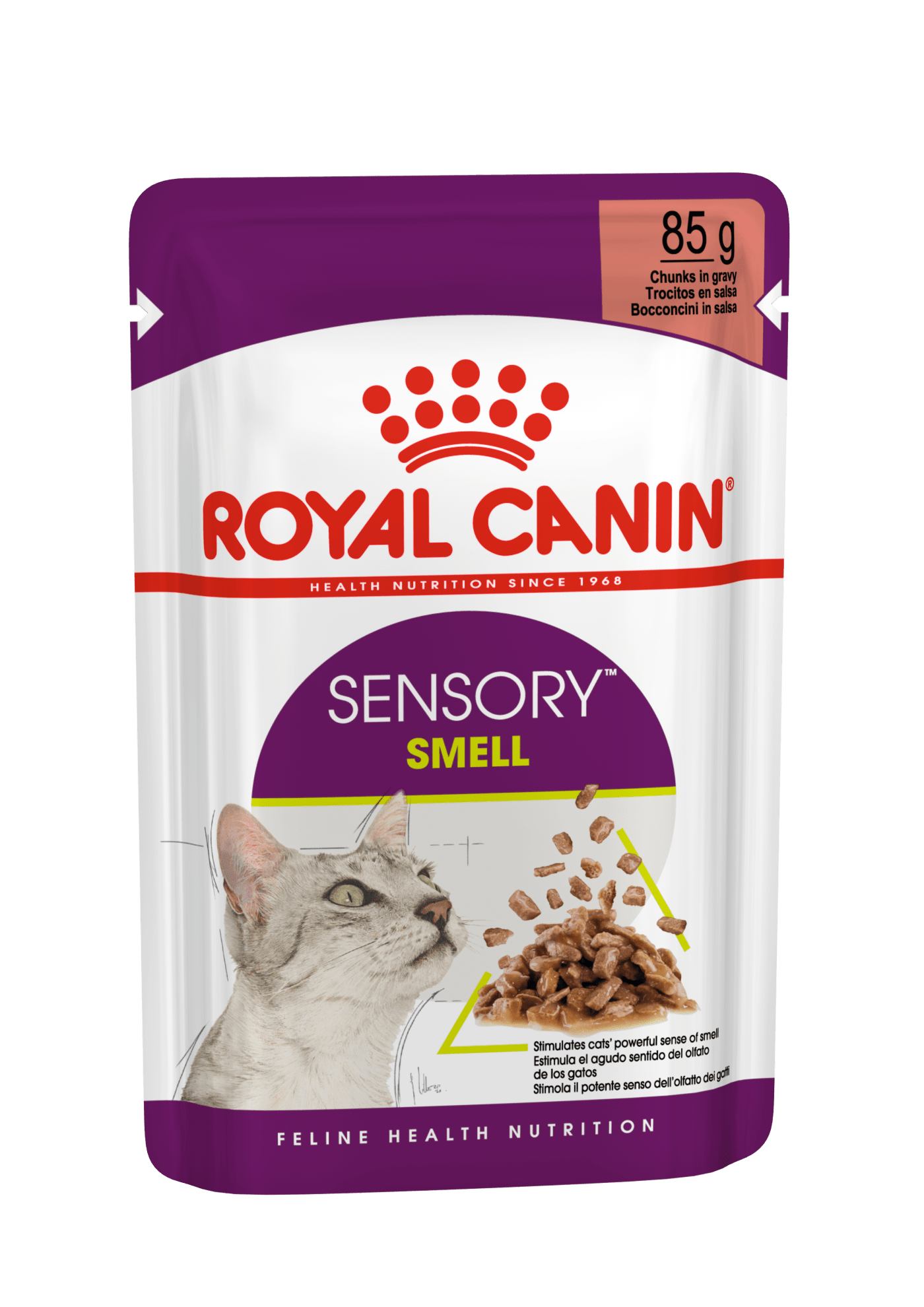 Royal Canin Sensory Smell Wet Cat Food Chunks In Gravy for Adult Cats, 85g