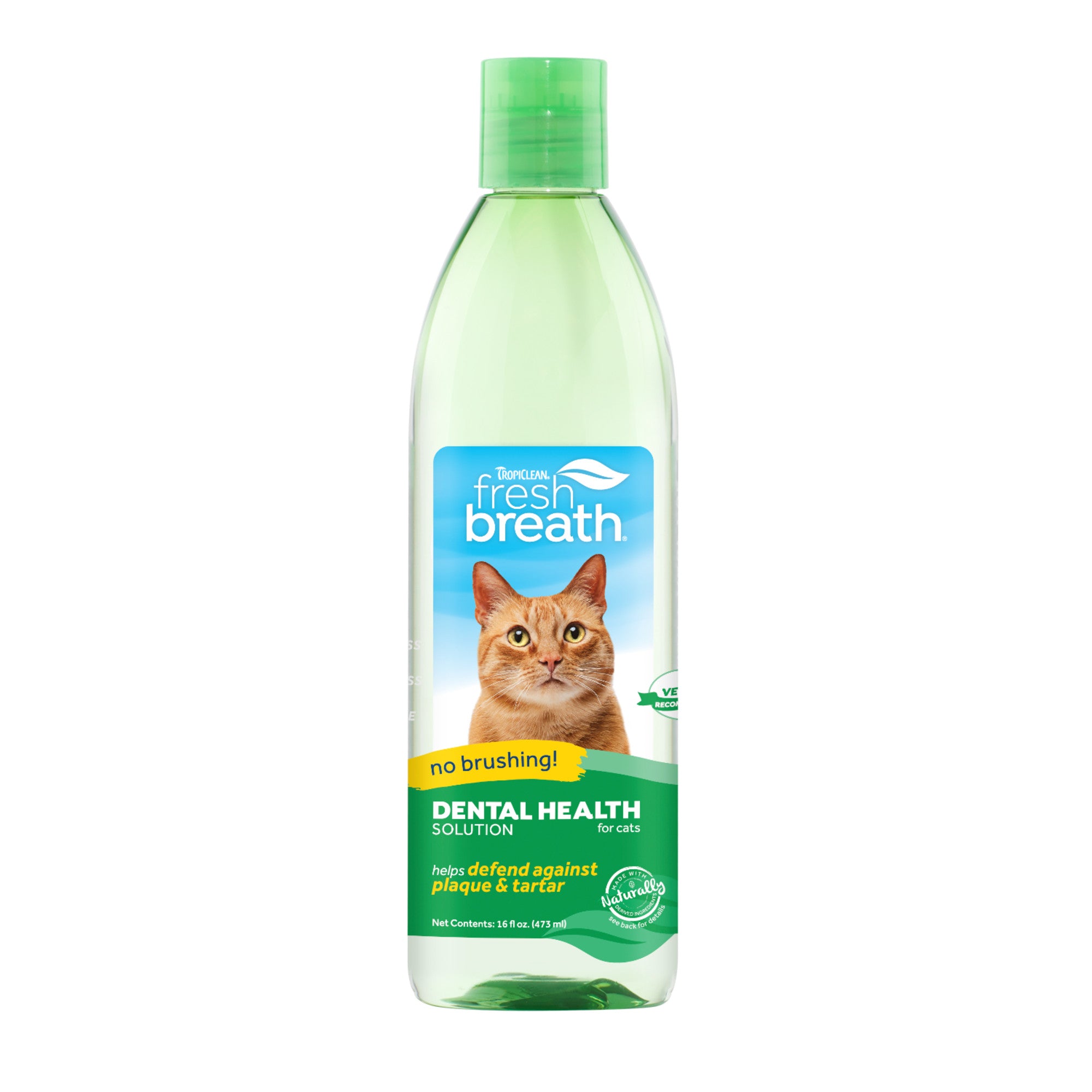 TropiClean Fresh Breath Water Additive for Cats, 473ml