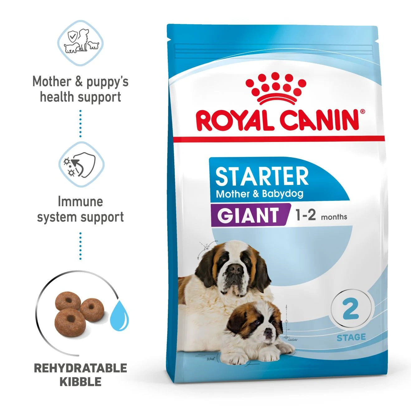Royal Canin Starter Dry Dog Food for Extra Large Breed Mother & Babydog, 15kg