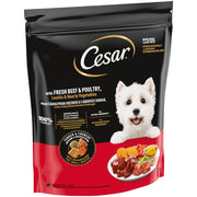 Cesar Fresh Beef, Poultry & Vegetables Dry Dog Food for Adult Dogs, 1.4kg