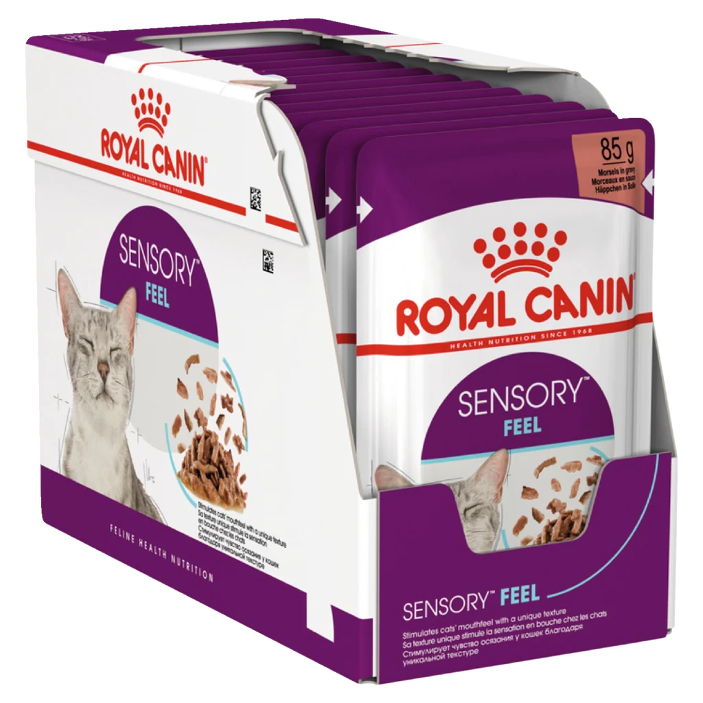 Royal Canin Sensory Feel Wet Cat Food Morsels In Gravy for Adult Cats, 85g