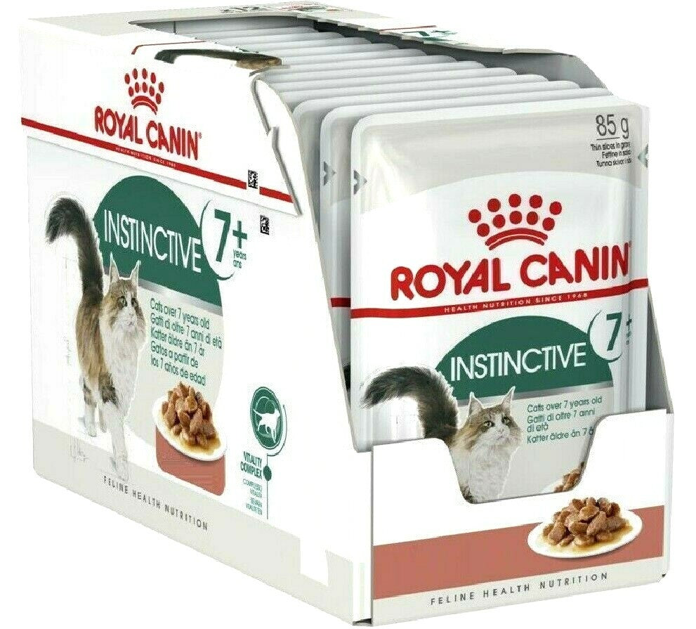 Royal Canin Instinctive 7+ Wet Cat Food Chunks In Gravy for Senior Cats, 85g