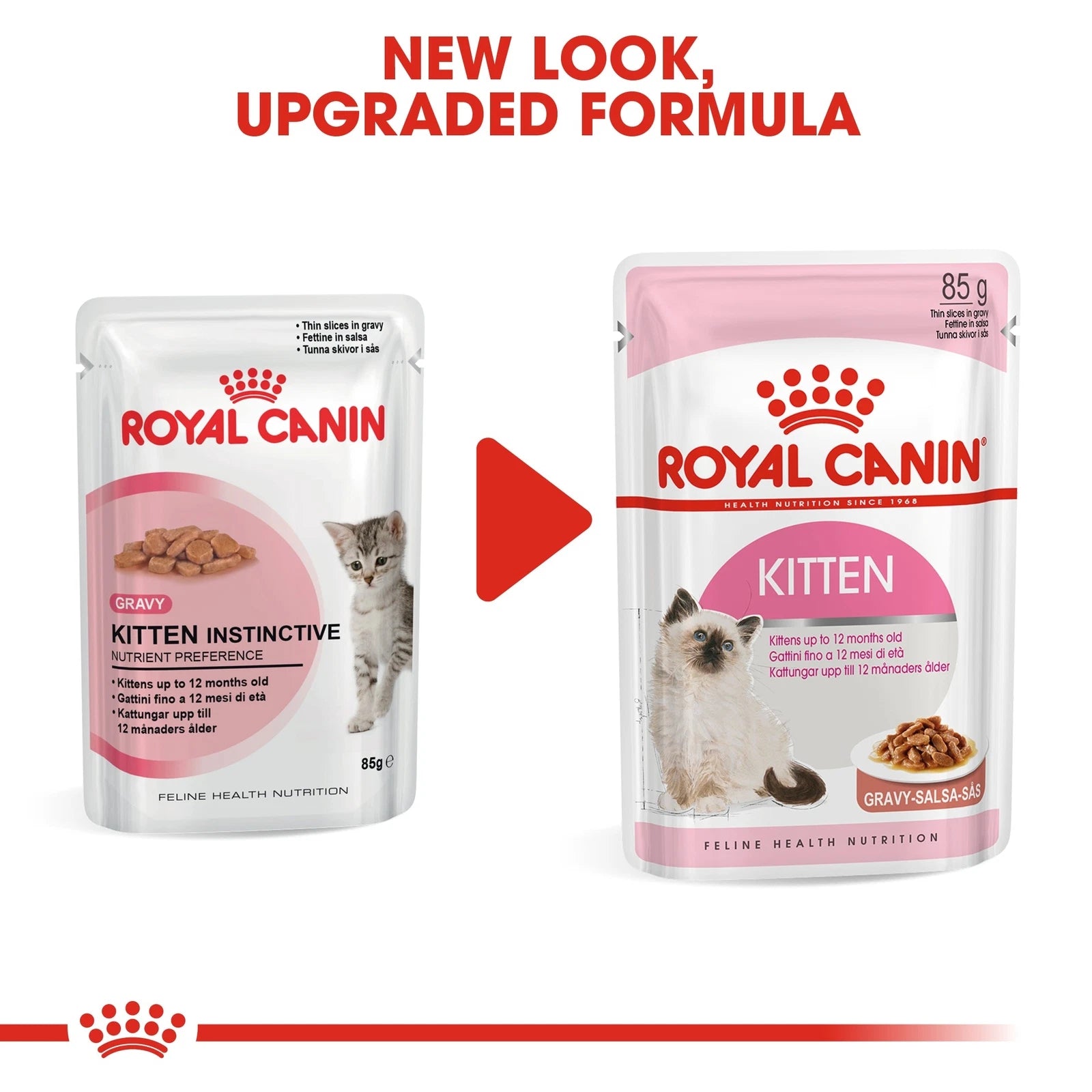 Royal Canin Wet Cat Food Chunks in Gravy For Kittens, 85g