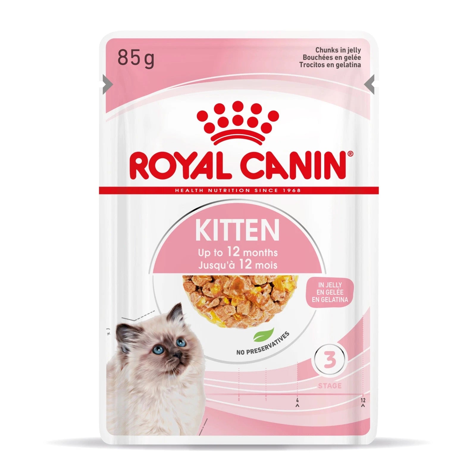 Royal Canin Wet Cat Food Chunks in Jelly for Kittens, 85g