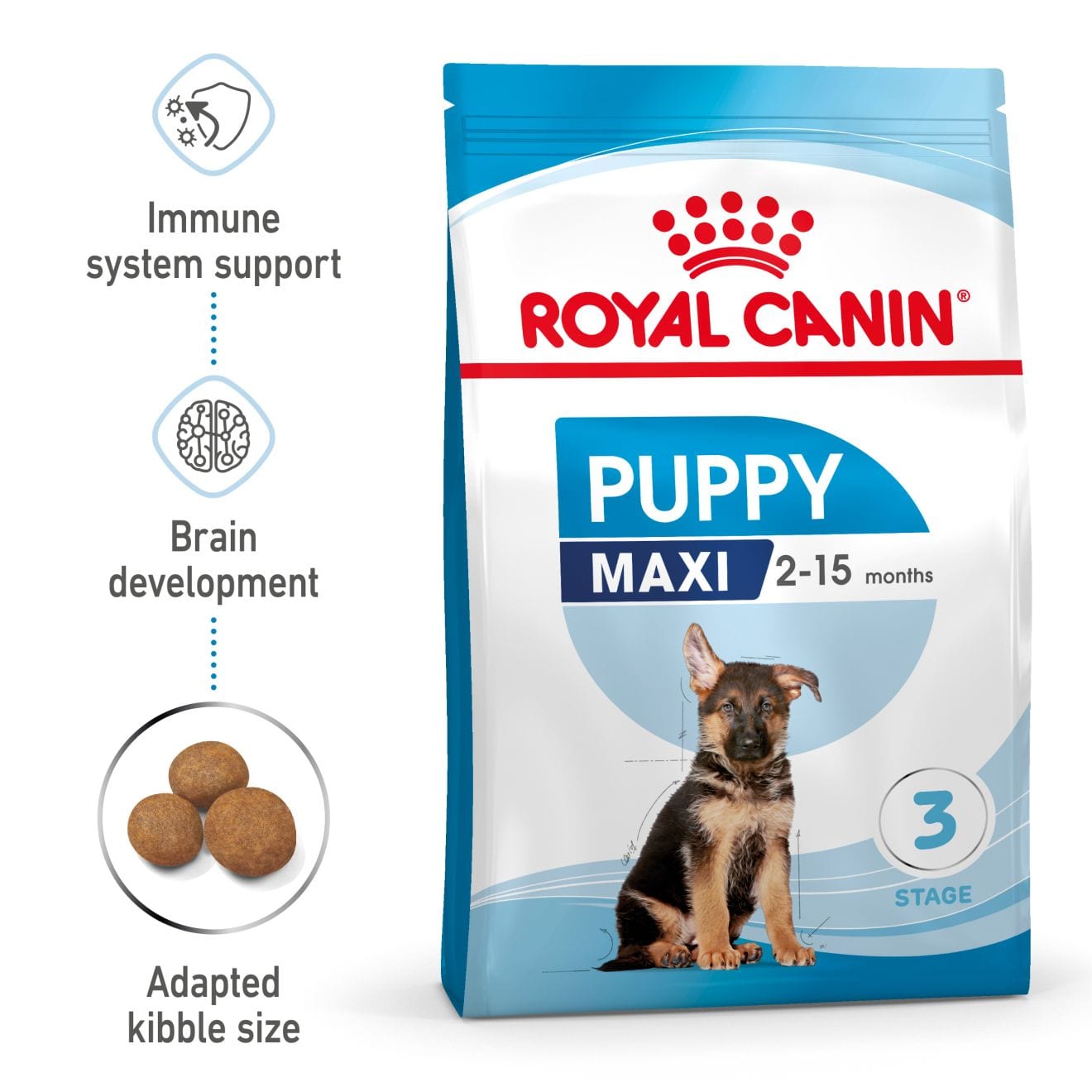 Royal Canin Dry Dog Food for Large Breed Puppies, 4kg