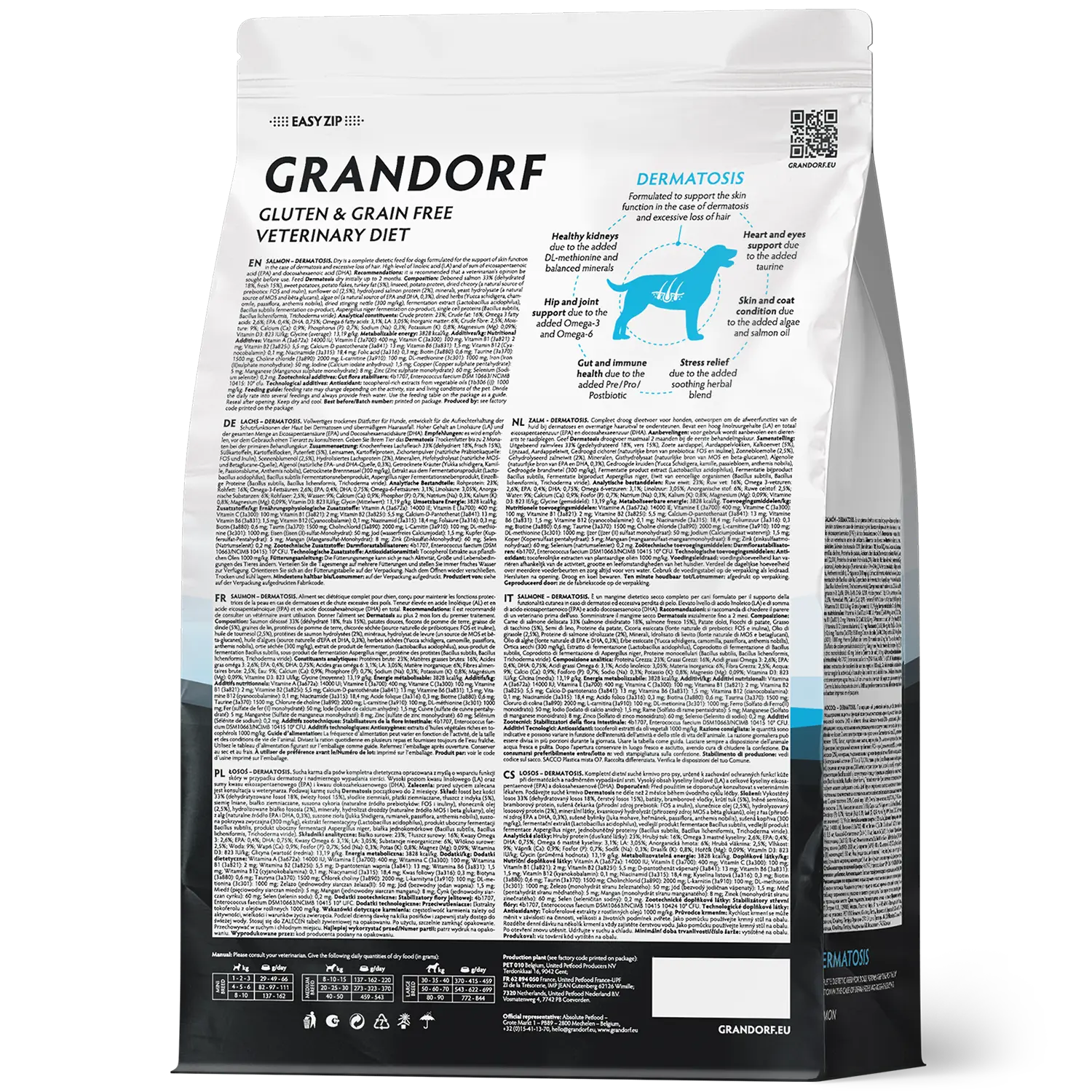 Grandorf Vet Fish Dermatosis Dry Dog Food for Adult Dogs
