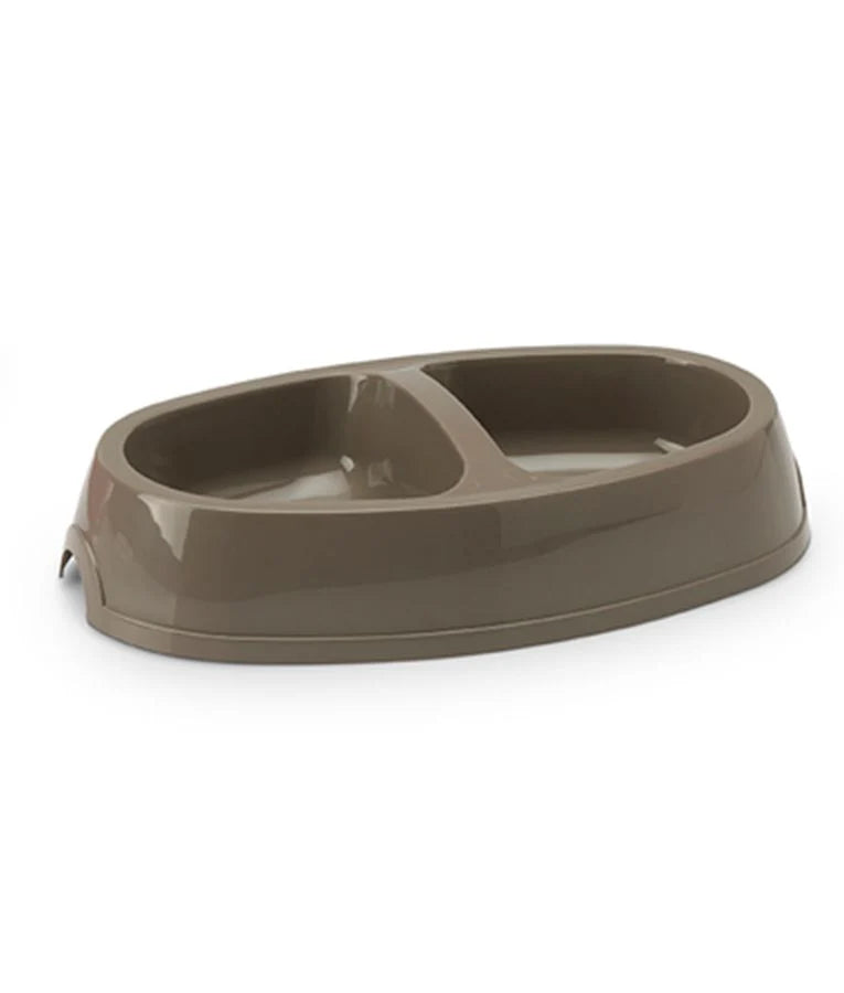 Savic Picnic Twin Dog Food and Water Bowl, 2 x 400 ml