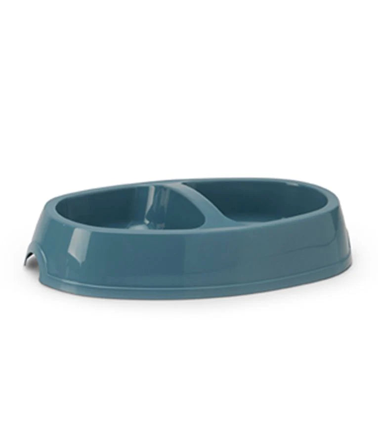 Savic Picnic Twin Dog Food and Water Bowl, 2 x 400 ml