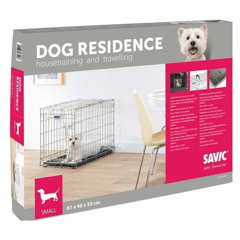 Savic Dog Residence Dog Crate, 61cm Grey