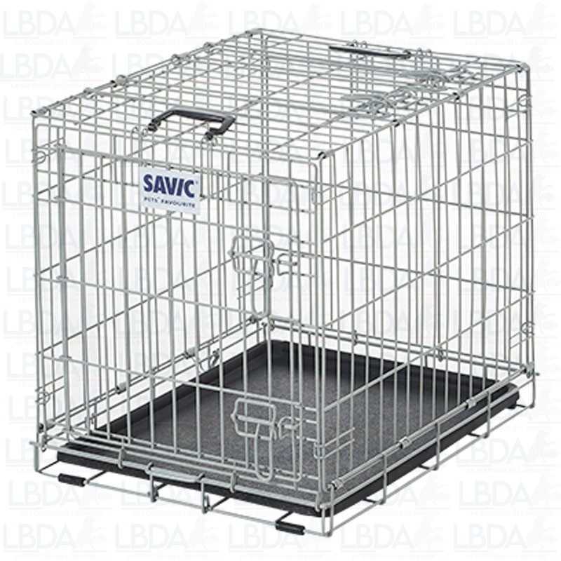 Savic Dog Residence Dog Crate, 61cm Grey