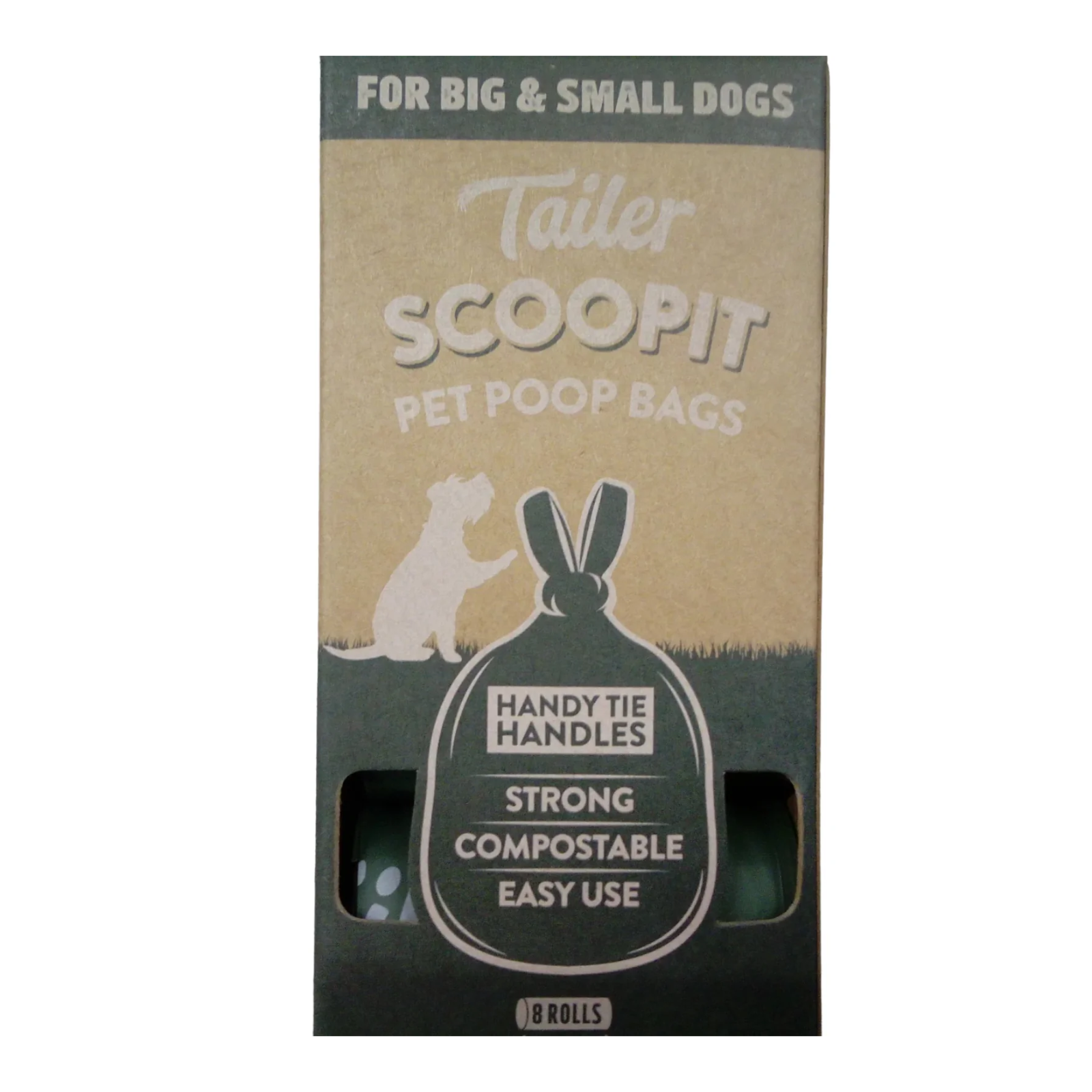 Tailer Scoopit Pet Poop Bags, 8 Rolls (112 Bags)