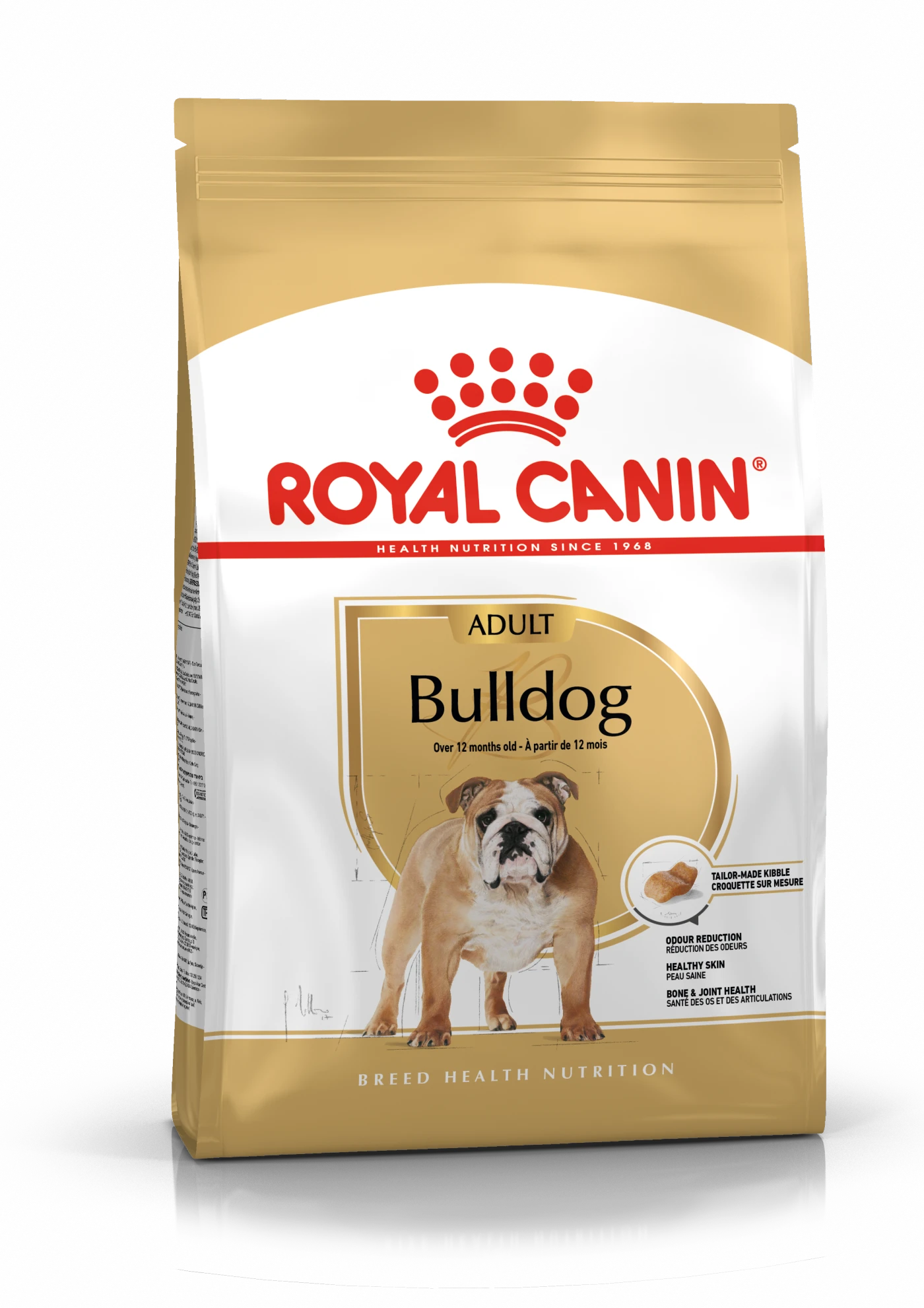 Royal Canin Dry Dog Food for Adult Bulldogs, 12kg