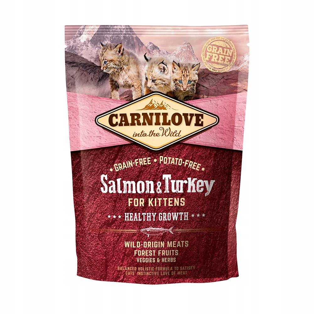 Carnilove Salmon & Turkey Dry Cat Food for Kittens